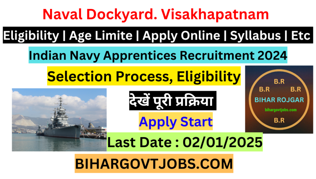 Naval Dockyard Visakhapatnam Apprentices Recruitment 2024