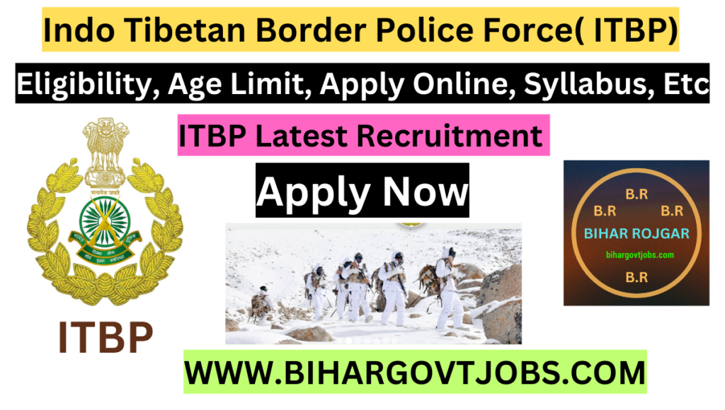 ITBP New Recruitment 2024